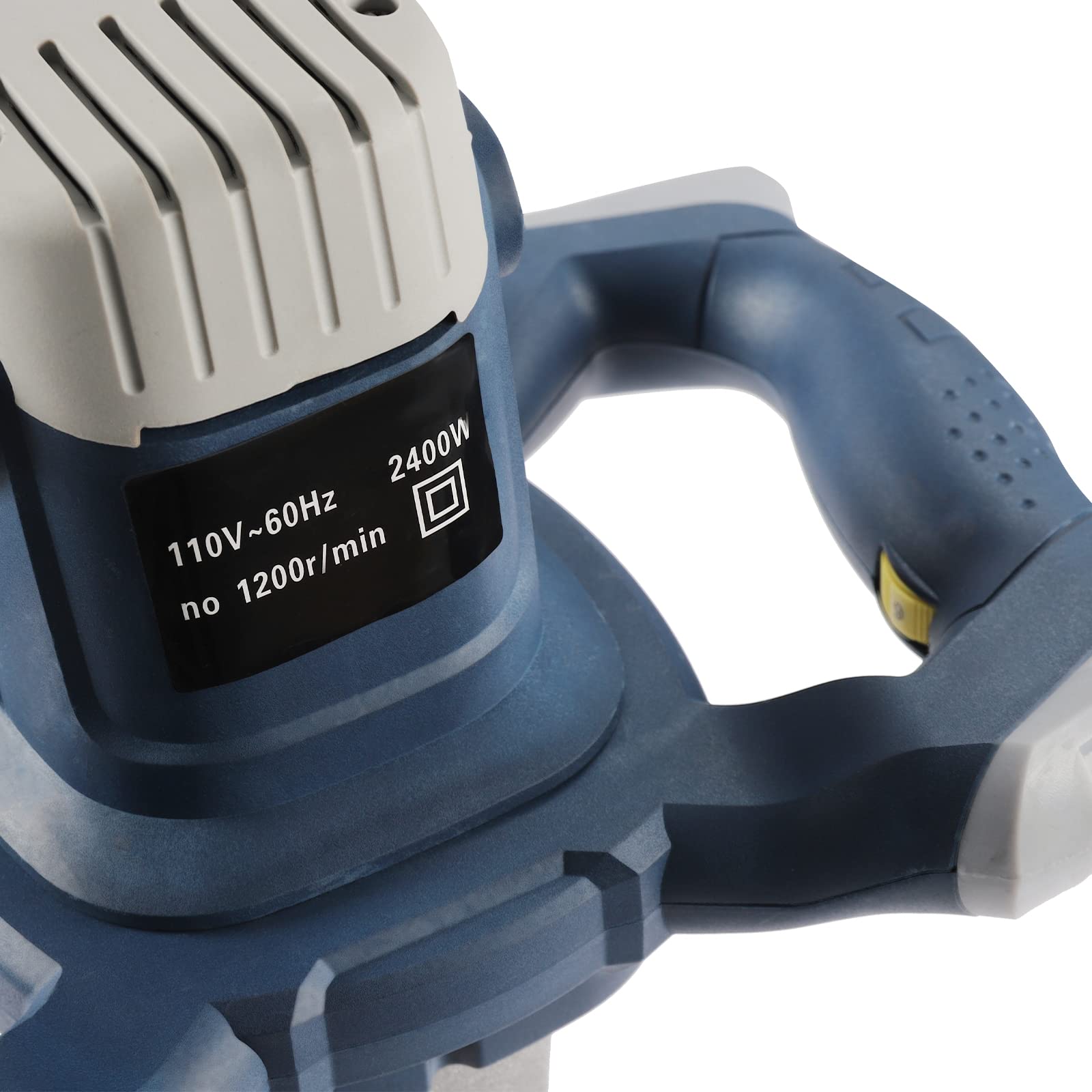 Agitatore professionale da 1400 W, miscelatore per malta a secco, per colla, stucco, betoniera, 6 marce, regolabile