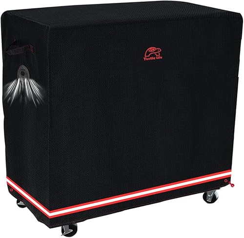 Miniatura 10 de Funda para parrilla de barbacoa, 47 pulgadas, resistente al agua, cubiertas para parrilla de gas para parrilla superior plana, cubierta