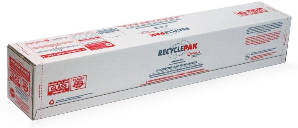 Fluorescent Tubes Recycling Box Size: 51" H x 13" W