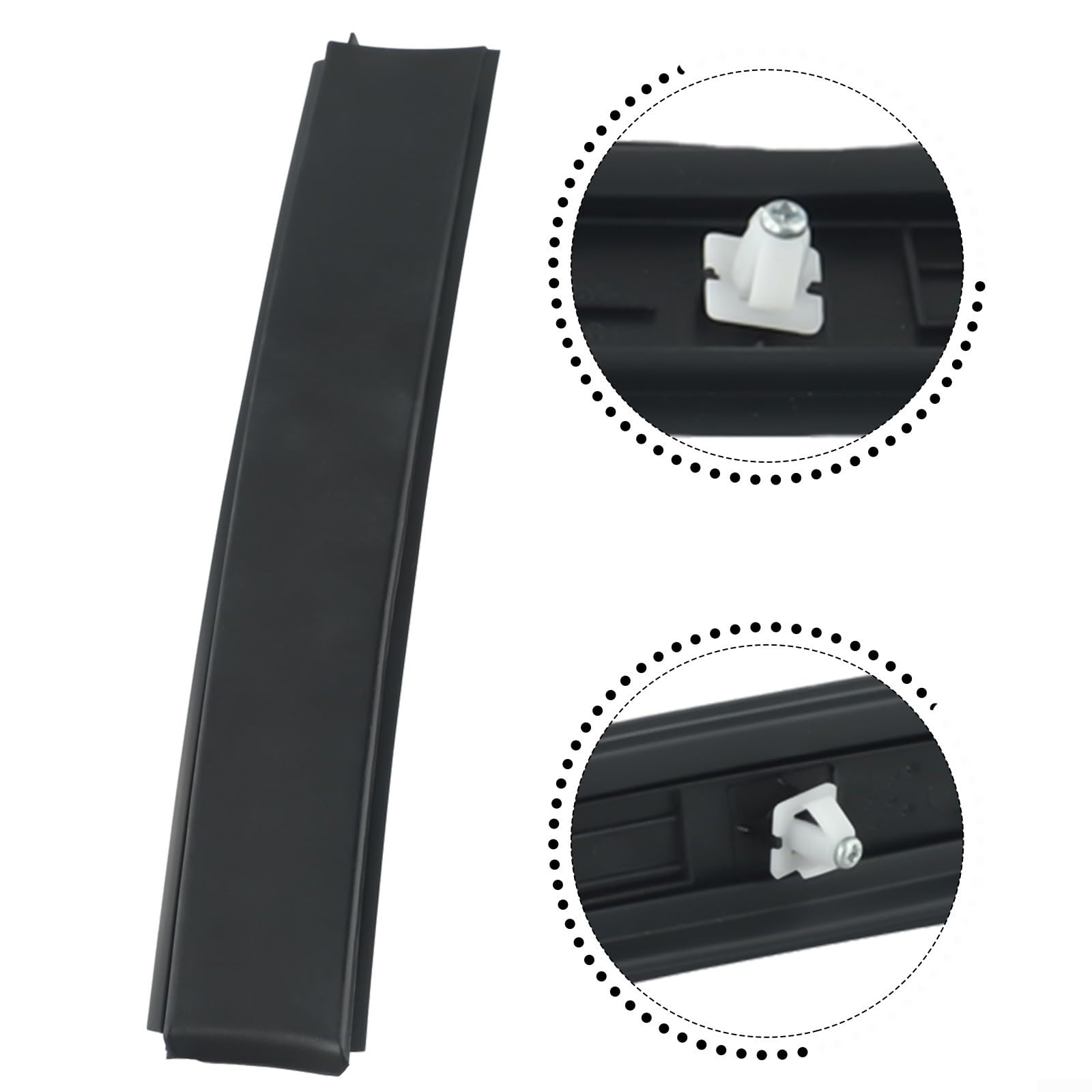 Conjunto de moldura de techo delantero izquierdo para Kia Sportage 2005-2010, pieza de repuesto 87210-1F001, moldura lateral de techo de coche de plástico negro