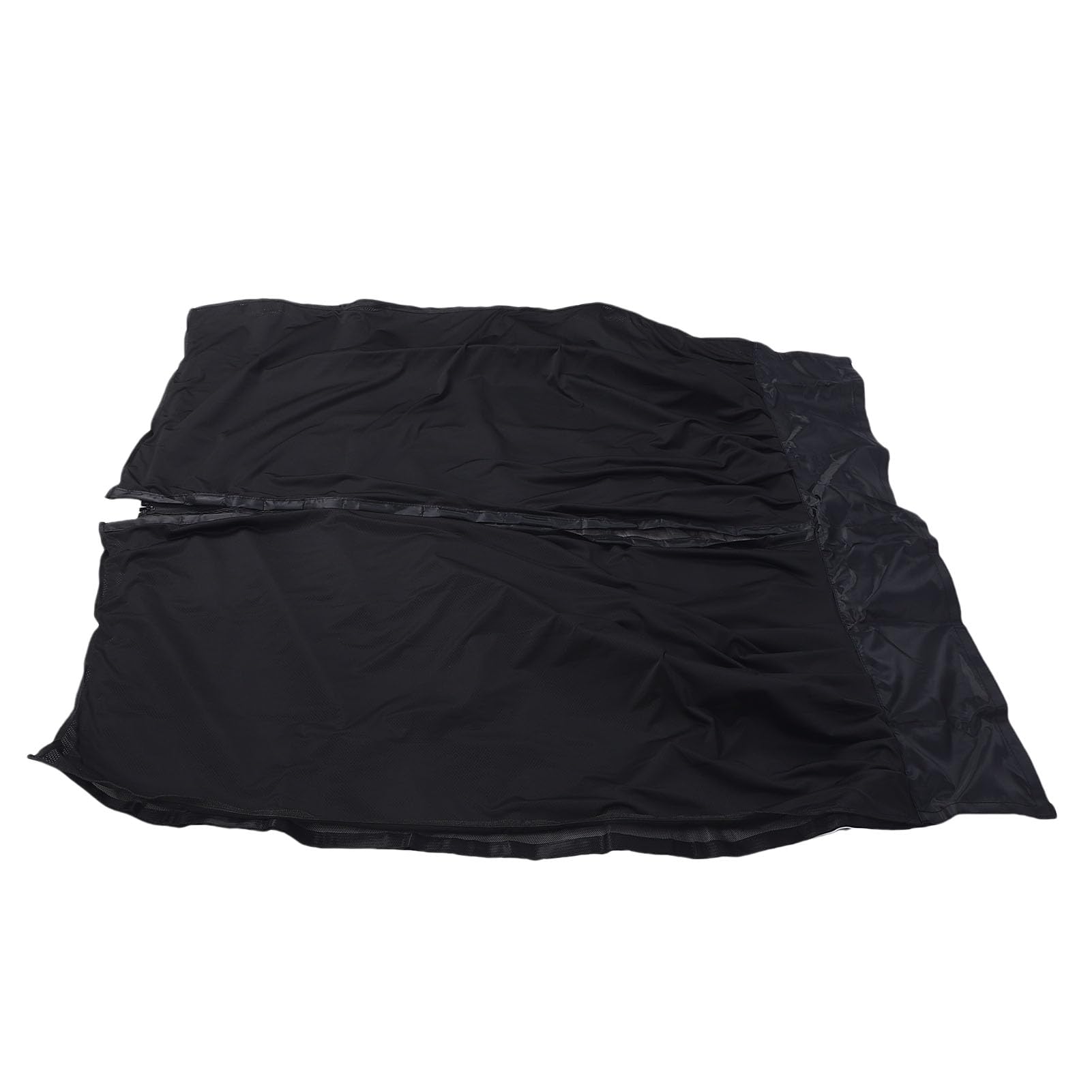 Qcwwy Rideau de Porte RV, Couvre-fenêtres à Double Couche Stores de la Porte Magnétique sans Espace D'installation de Perceuse économise pour Les Remorques de Voyage en (W130 * H155CM)