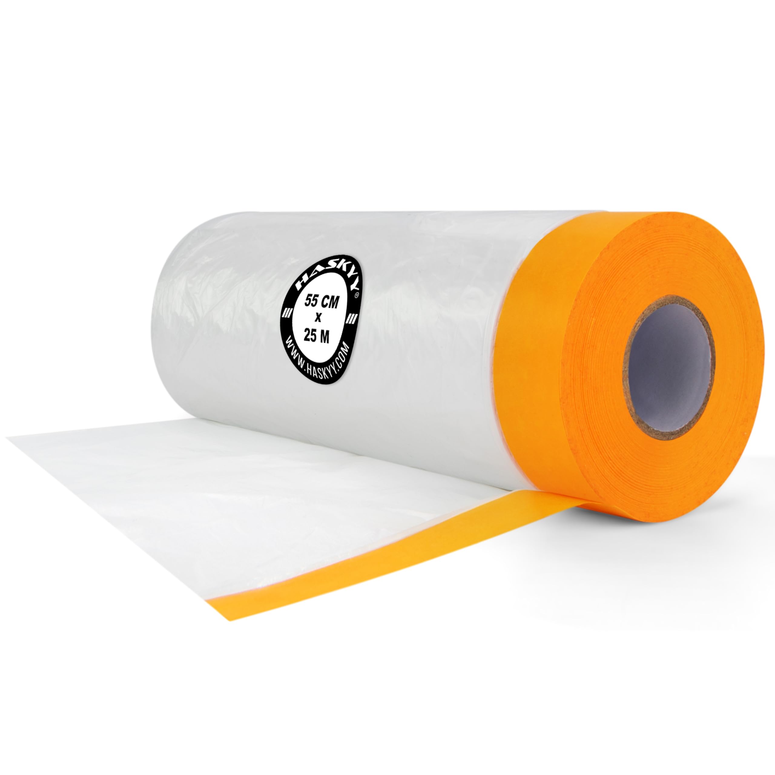 HASKYY Lot de 6 films de masquage pour peintre - 55 cm x 25 m - Ruban de masquage doré