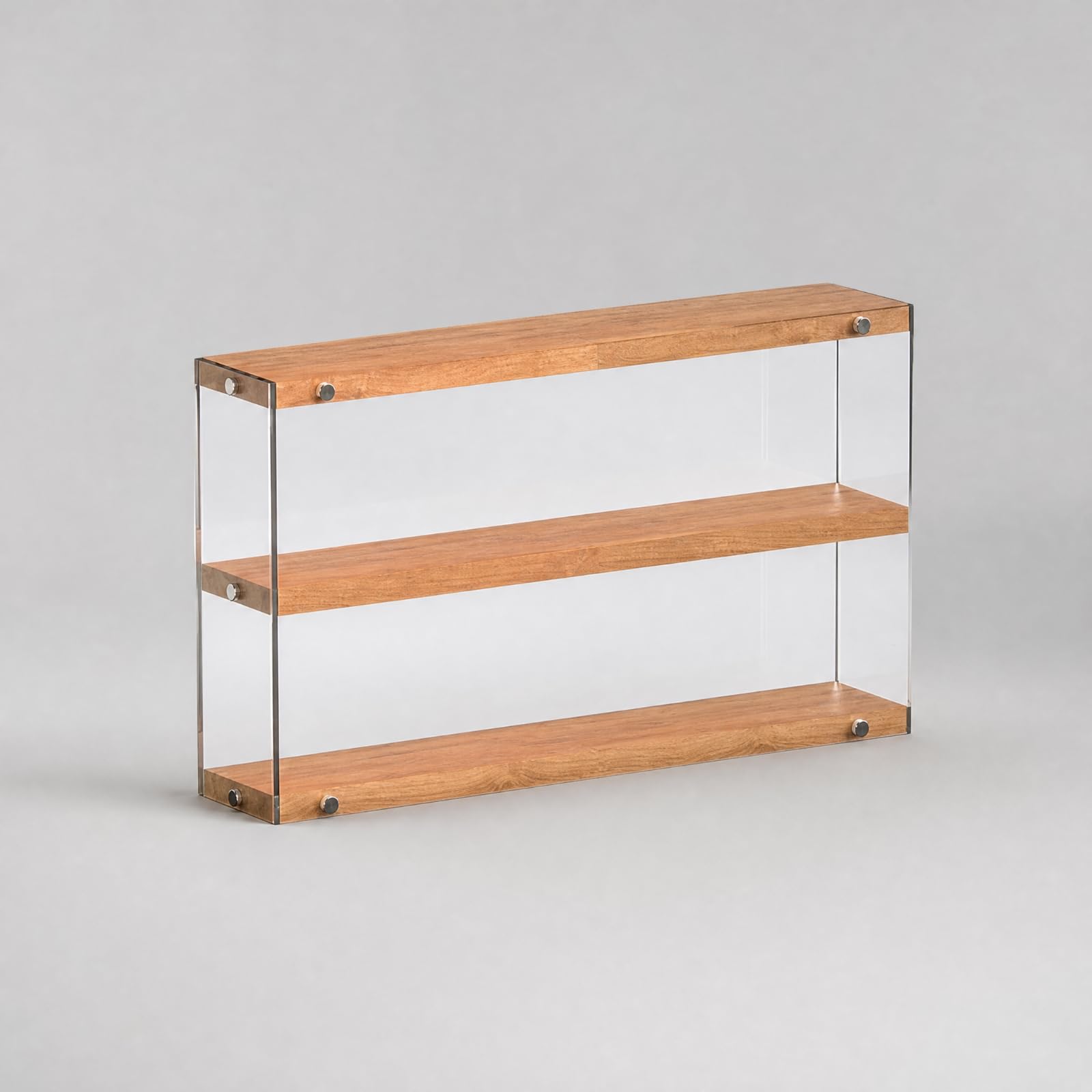 Qianly Vitrine Acrylique Traparente Morne Vitrine Acrylique Haute Traparence Présentoir n pr lon , 40CM 5 Niveaux
