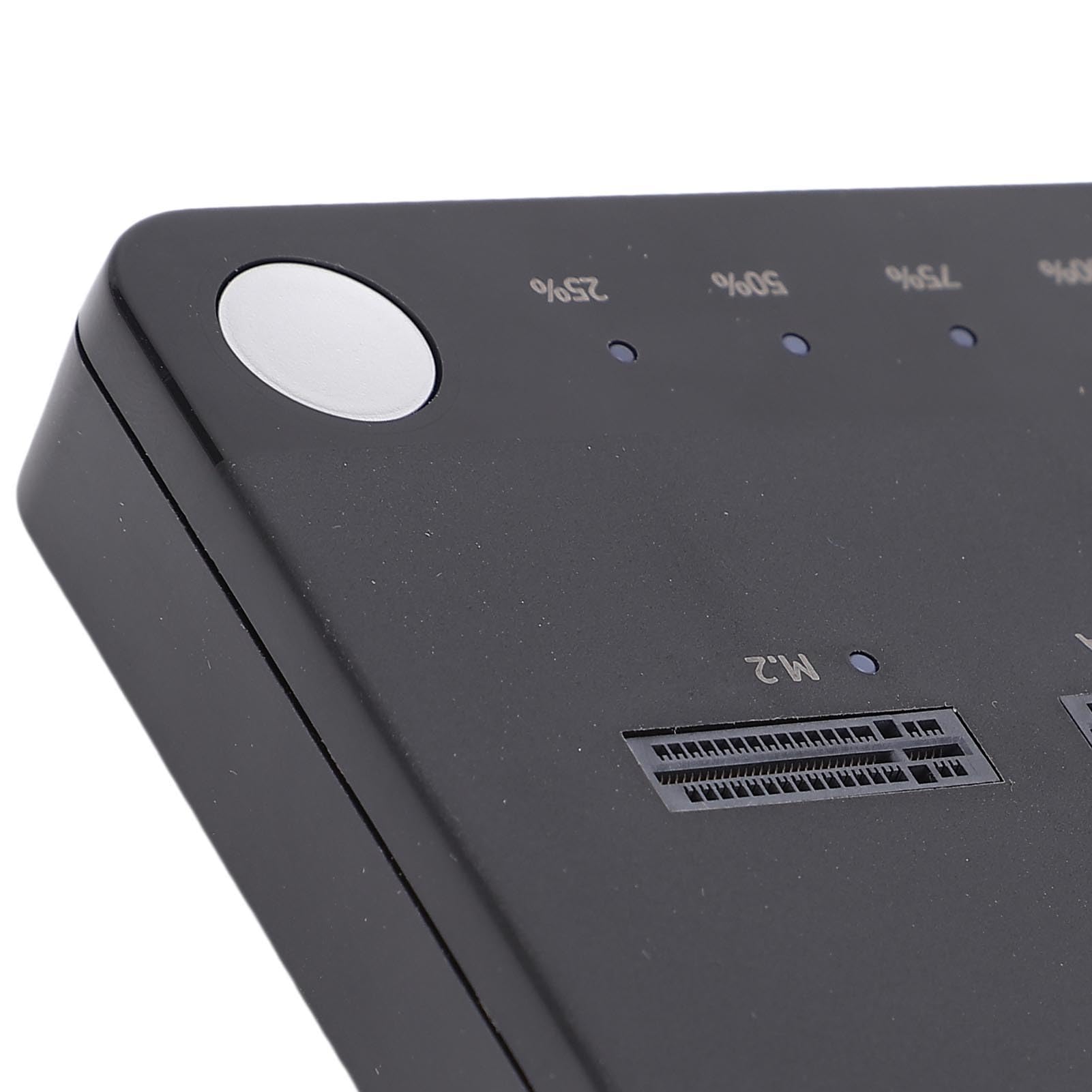 Fabater Duplicatore SSD M.2 NVMe, Clonatore SSD Clone Offline Dual Bay Ad Alta velocità da 20 Gbps, Contenitore Alimentato Tramite USB C con compatibilità M.2 Universale per Tecnici IT, Data Center,