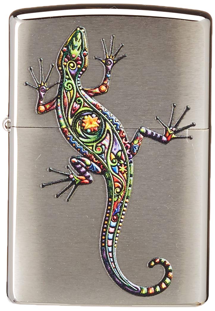 Zippo Mechero náutico Ancla Cuerda Dorado Latón Pulido Grabado Color Recargable Resistente Viento