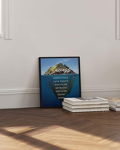 Miniatura 5 de HAUS AND HUES Arte de pared inspirador enmarcado para la oficina, arte enmarcado con éxito, arte de pared inspirador para sala de estar, arte de