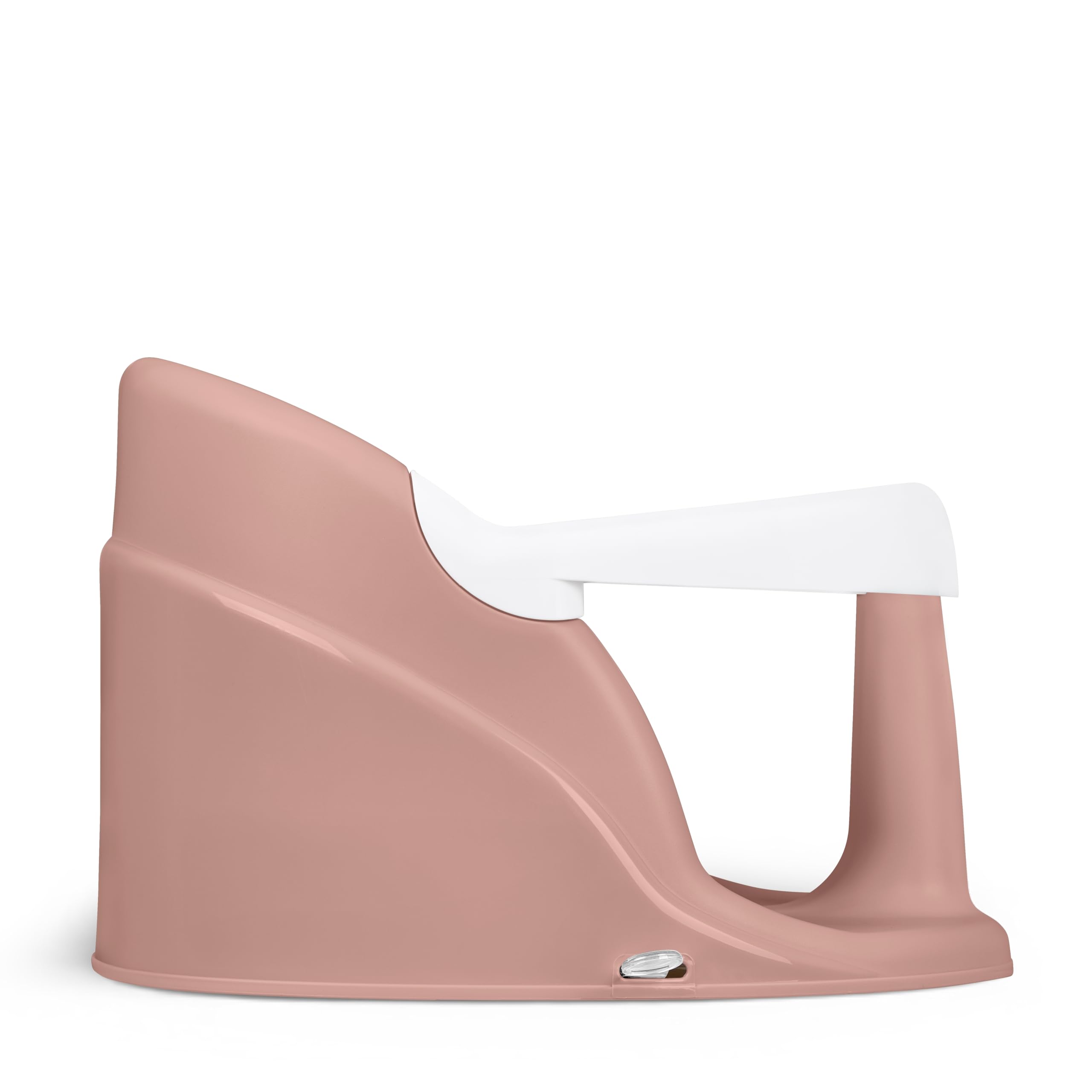KikkaBoo Seggiolino da Bagno Neonato OCEAN DEEP, per Vasca e Doccia, 6+ Mesi fino a 15 kg, 4 Ventose Antiscivolo, Design Ergonomico, Facile da Pulire, Blush