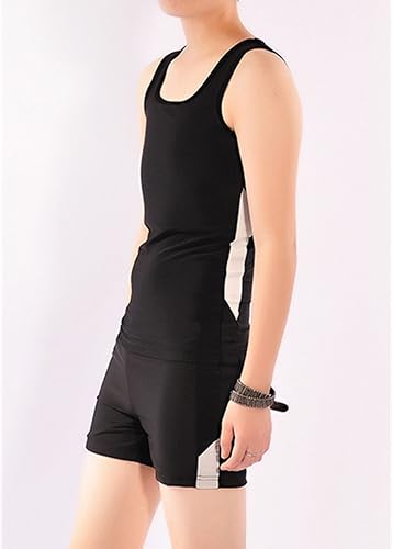 Miniatura 2 de BaronHong Conjunto de traje de baño de secado rápido para mujer con camiseta sin mangas y pantalones de natación