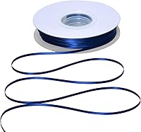 Vista 30 de YAMA Cinta de satén de doble cara, 7/8 pulgadas, 25 yardas para envolver regalos, color rosa