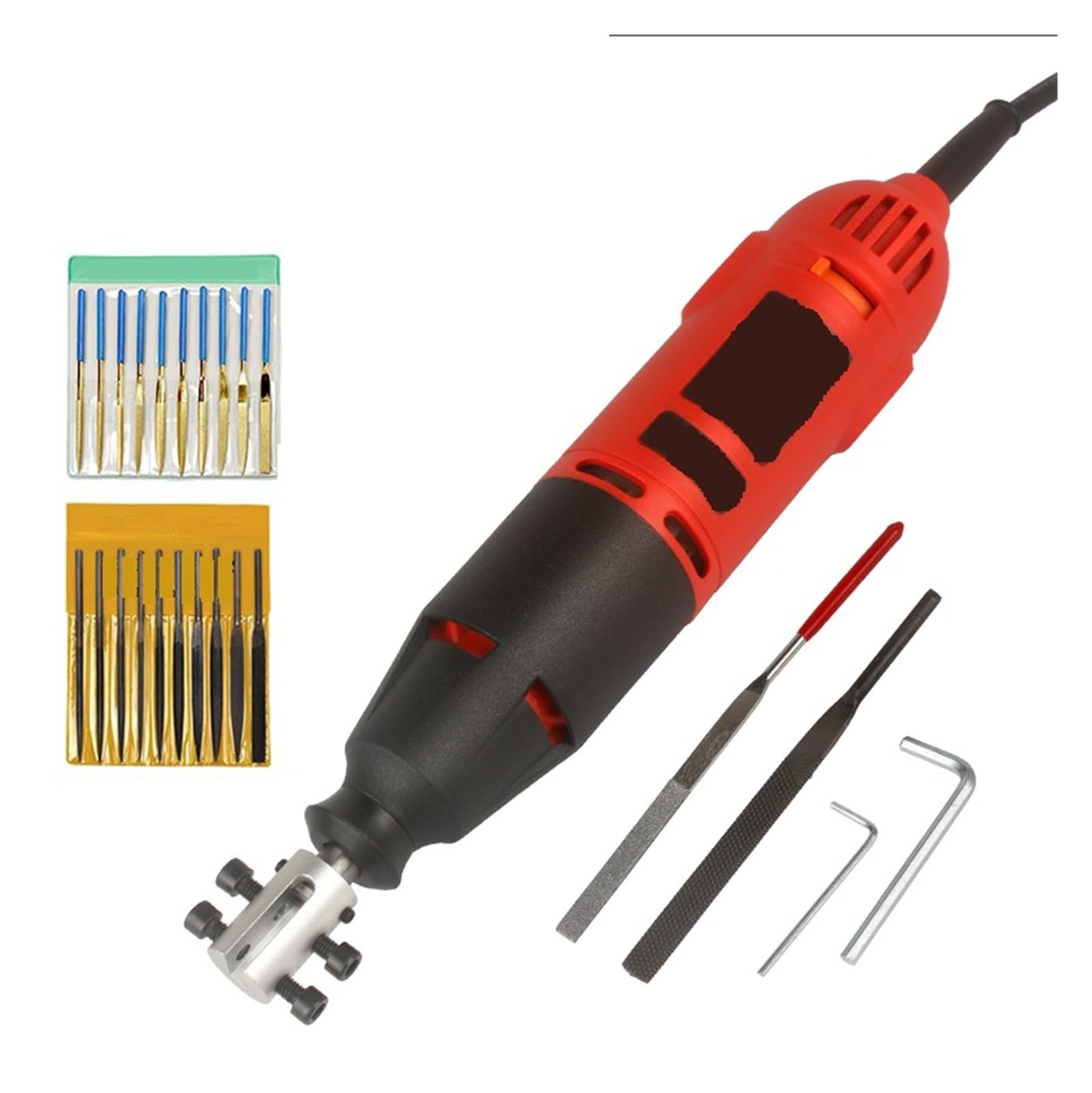 Electric File Electric Reciprocating File Grinder and Trimming Reciprocating Saw Grinding Machine File Polisher Machine, Air Tools(Set 3)