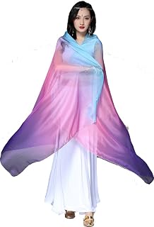 Colors Belly Dance Veils and Scarf 82.7 * 43.3inch Rayon