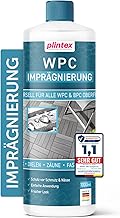 PLINTEX WPC Waterproofing Colourless 1000 ml - Sealing & Care for WPC/BPC Decking, Fences & Tiles | Protection & Care Products Against Water, Dirt & Green Growth | Transparent & Odourless