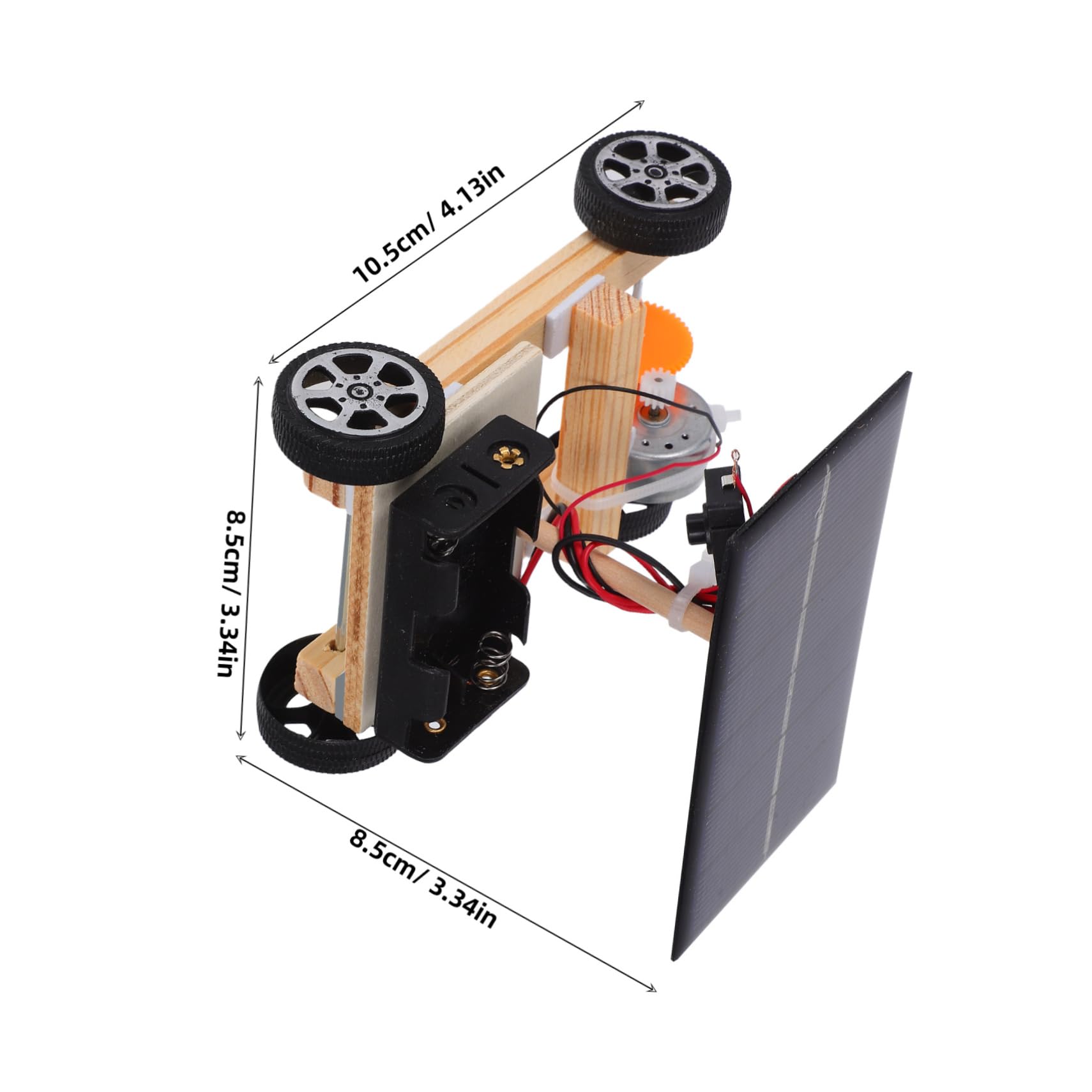 Kids Solar Powered DIY Toy Solar Car Projects Science Toy Engineering Kits, Toy Motor DIY Robot Kit for Kids?Colorful?