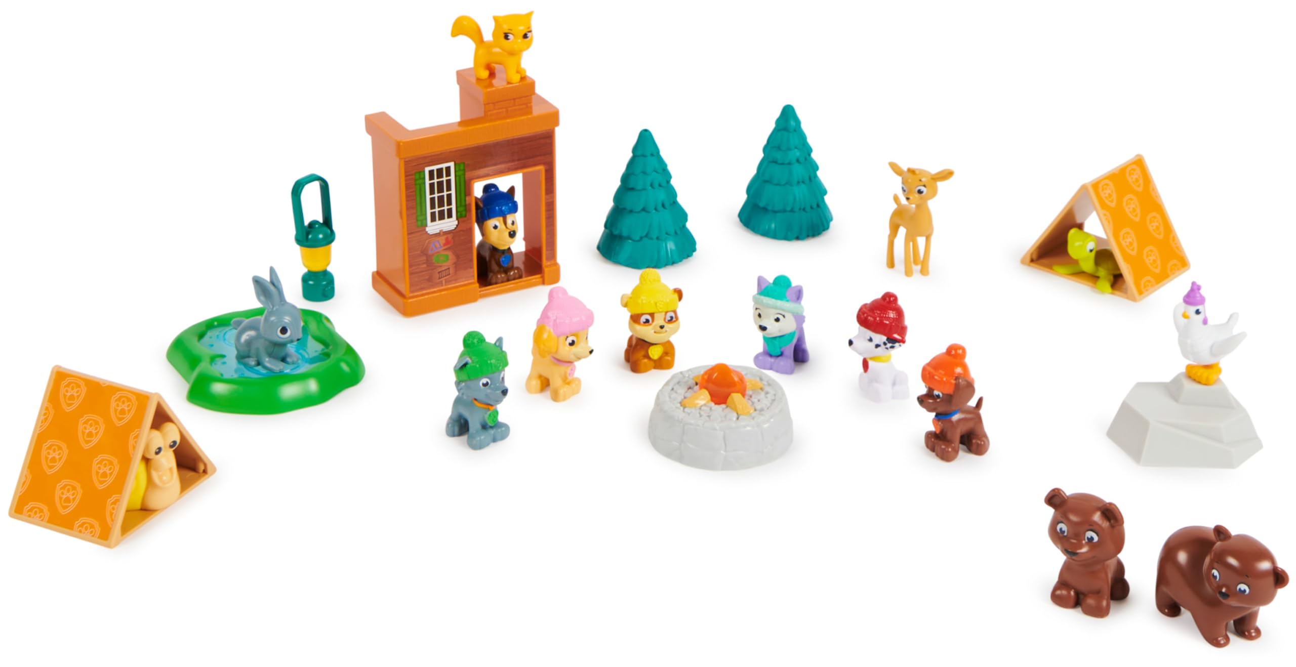 PAW Patrol, Calendario Avvento 2023 con 24 Sorprese, con Personaggi, Accessori e Giocattoli Paw Patrol per Bambini, 3+ Anni