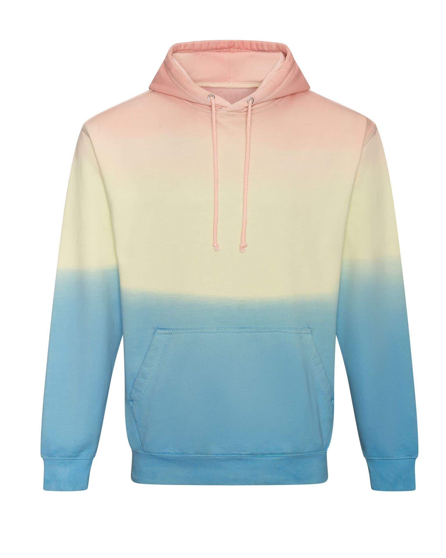 AWDis Just Hoods JH022 Unisex Tie-Dye Hoodie - Pastel Sunset Dip - XL