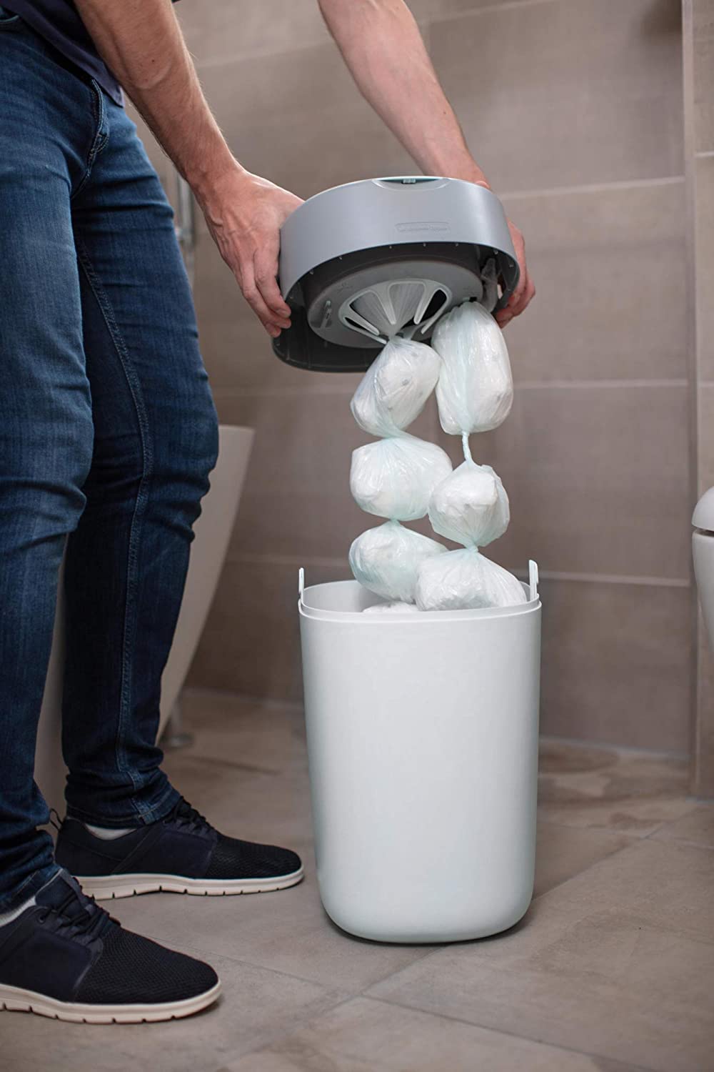 Tommee Tippee Windeleimer Nachfüllkassetten für Twist & Click und Sangenic TEC Windeleimersysteme, 6er Set