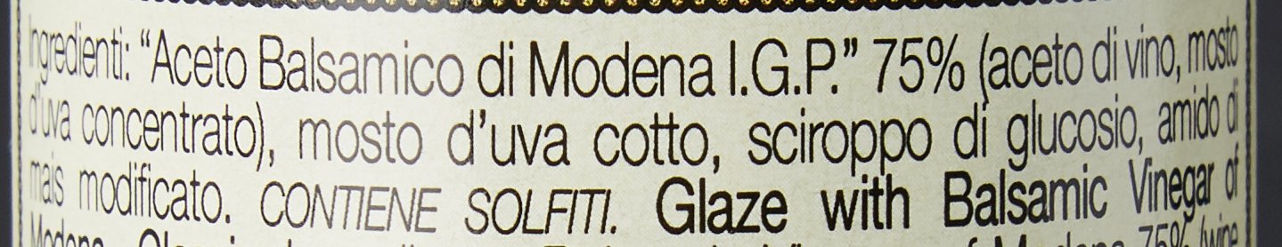Giusti Crema a Base di Aceto Balsamico di Modena Igp - Pacco da 6 x 150 ml