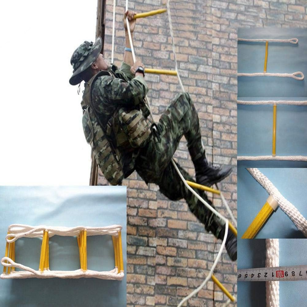 Xgxyklo Emergency Fire Escape Rope Ladder- Easy to Deploy and Simple to Use,50m : Tools & Home Improvement