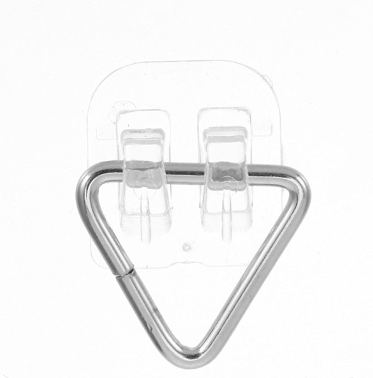 30pcs Adhesive Hangers for Plates - Transparent Self-Adhesive Plate Hangers Decorative Wall Frame Holders Vertical Frame Mounts for Displaying Max Load 4 Lbs