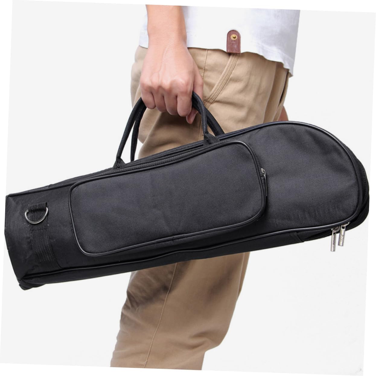 YARNOW Oxford Cloth Trumpet Case Backpack Wind Instrument Gig Bag Separate Compartments for Trumpet Accessories