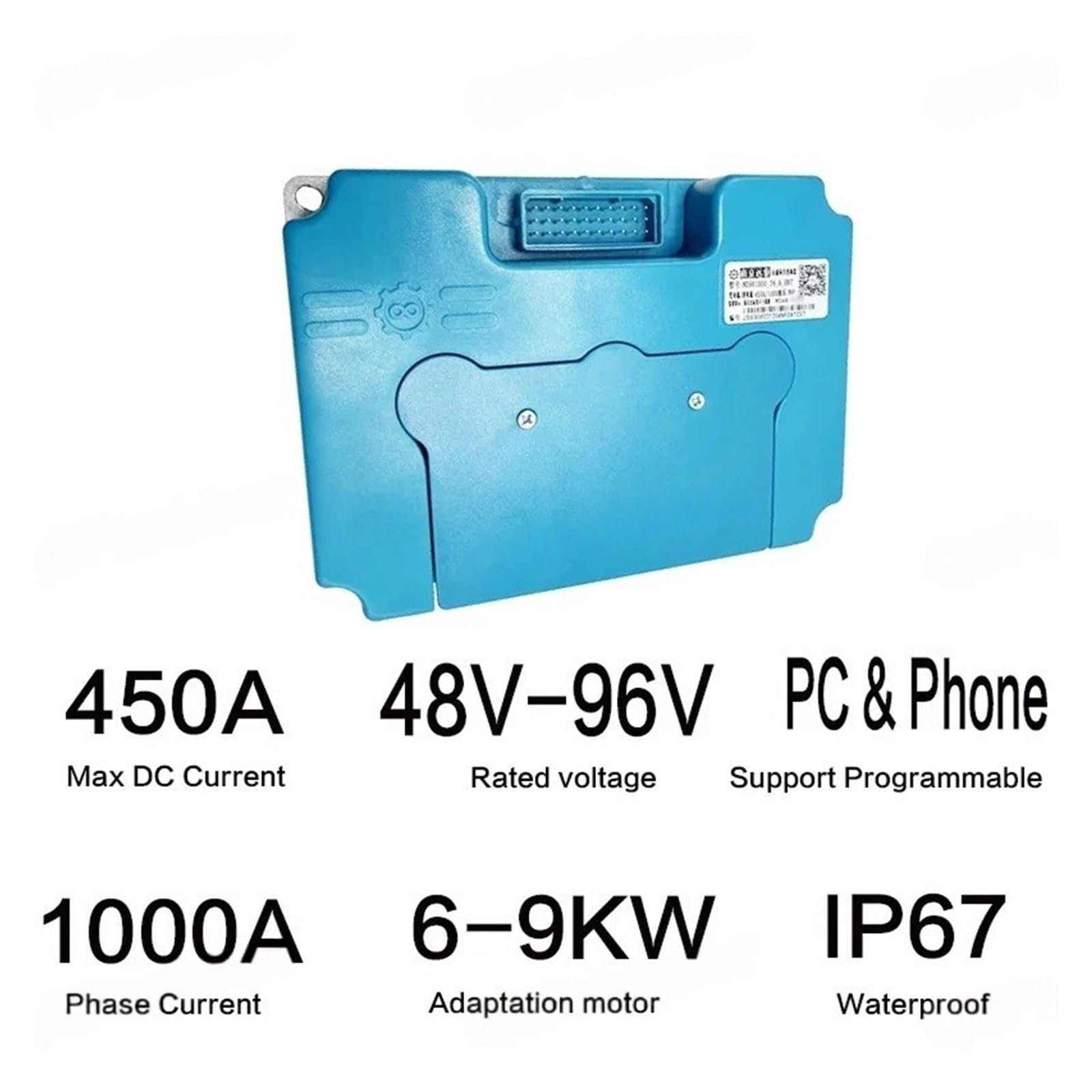 Sterownik FarDriver ND961000 48V-96V 1000A 6KW-9KW PMSM BLDC do motocykla elektrycznego i modułu programowania