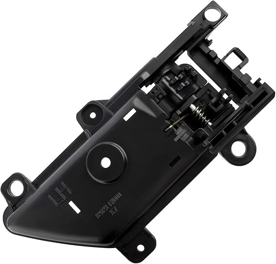 Front or Rear Left Driver Side Inside Interior Door Handle Textured Black for Hyundai Veracruz 3.8L 2007 2008 2009 2010 2011 2012, HY0819627 82610-3J000 826103J000