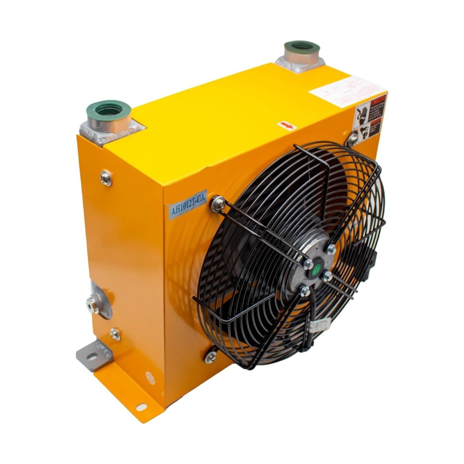 AH1012T-CA 100L/MIN Enfriador de aire hidráulico Radiador de aceite refrigerado por aire Serie AF Radiador hidráulico de aluminio con aletas Rendimiento alto(AC 110)