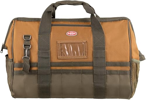 Bucket Boss Bolsa de herramientas Gatemouth 20 en marrón, 60020, 32 litros