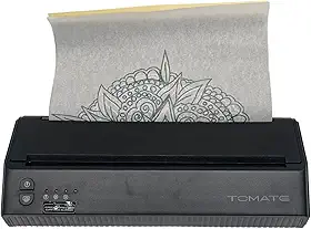 Impressora Térmica Portátil para Decalque de Tatuagem com Interface USB Conexão Android IOS e Windows
