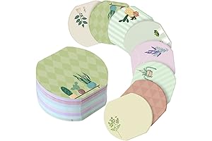 Adorable Plant-Themed Floral Sticky Notes for Organization and Creativity