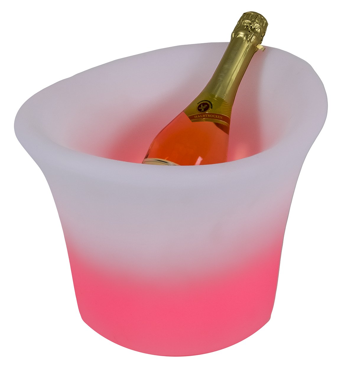 Led Eiskübel Eisbehälter Sektkühler 28x37x31 cm 16 Farben Akku Kabellos Fernbedienung Flaschenkühler Getränkekühler Eiswürfelbehälter