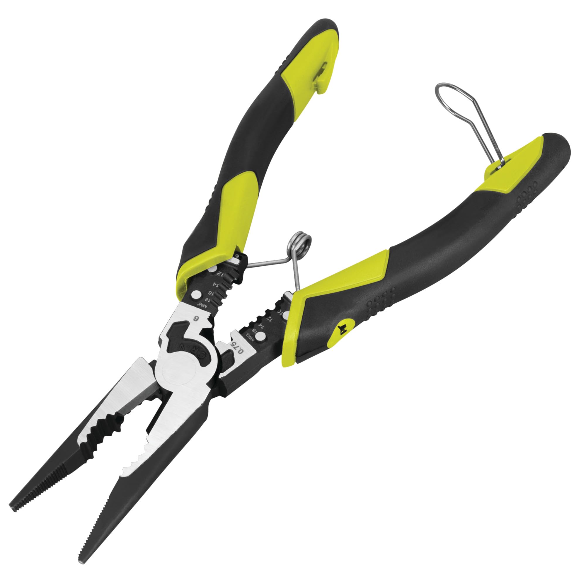 Performance Tool W86507 8-1/2 in. Multifunction Long Nose Pliers