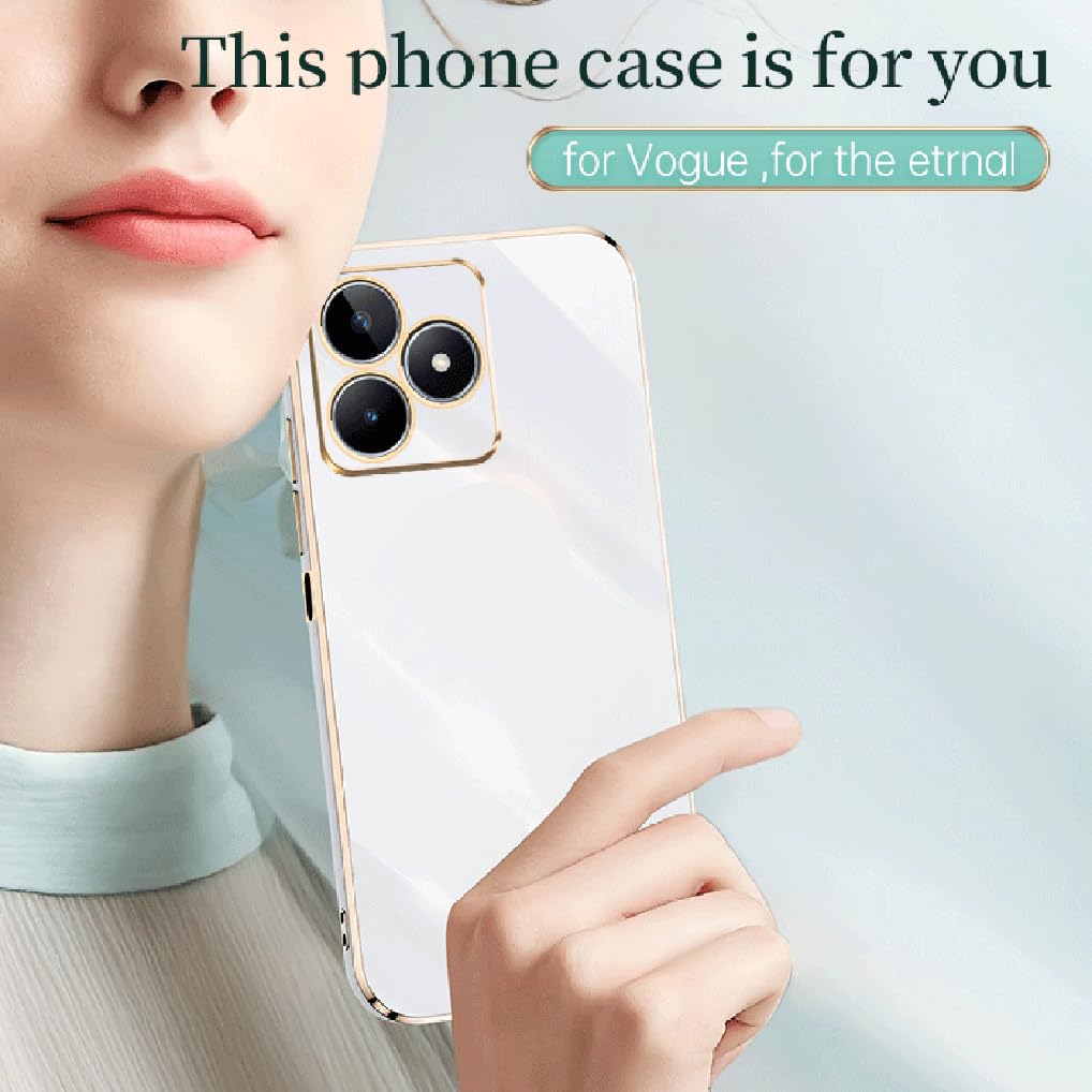 SEAHAI Coque Pour Realme Note 50 / Realme C53 / Realme C51, Ultra Mince Élégant En Silicone Souple Fleurs Colorés Housse Brillante Antichoc, Transparent TPU Gel Étui - Fleur Souriante