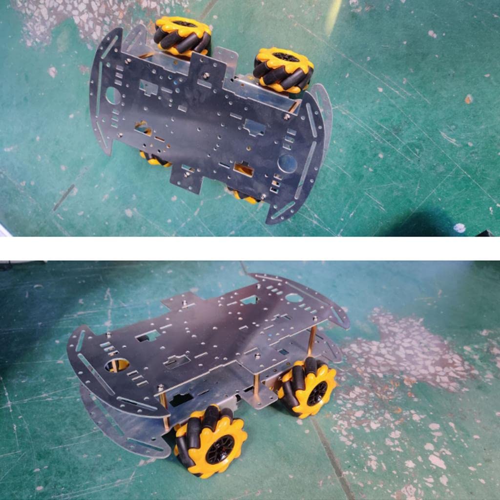 Robot Inteligente con Chasis Y Kit (Motor TT, Acoplamiento, Ruedas Mecanum)