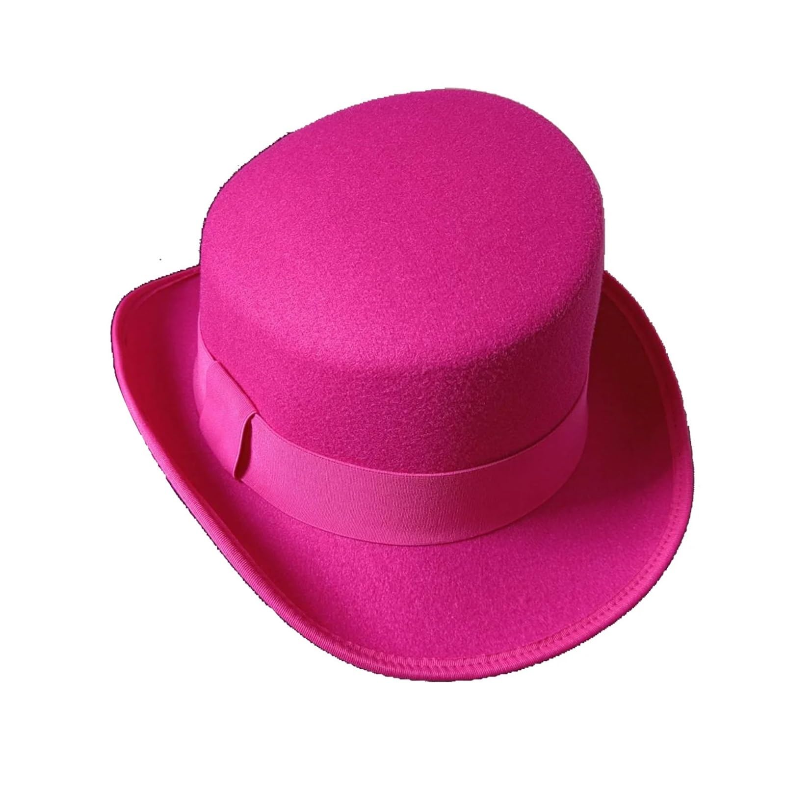 Sombrero Copa Sombrero de Fieltro de Copa Alta, Sombrero de 9 Colores, Sombrero mágico, Sombrero de Copa for Hombre(Purple)