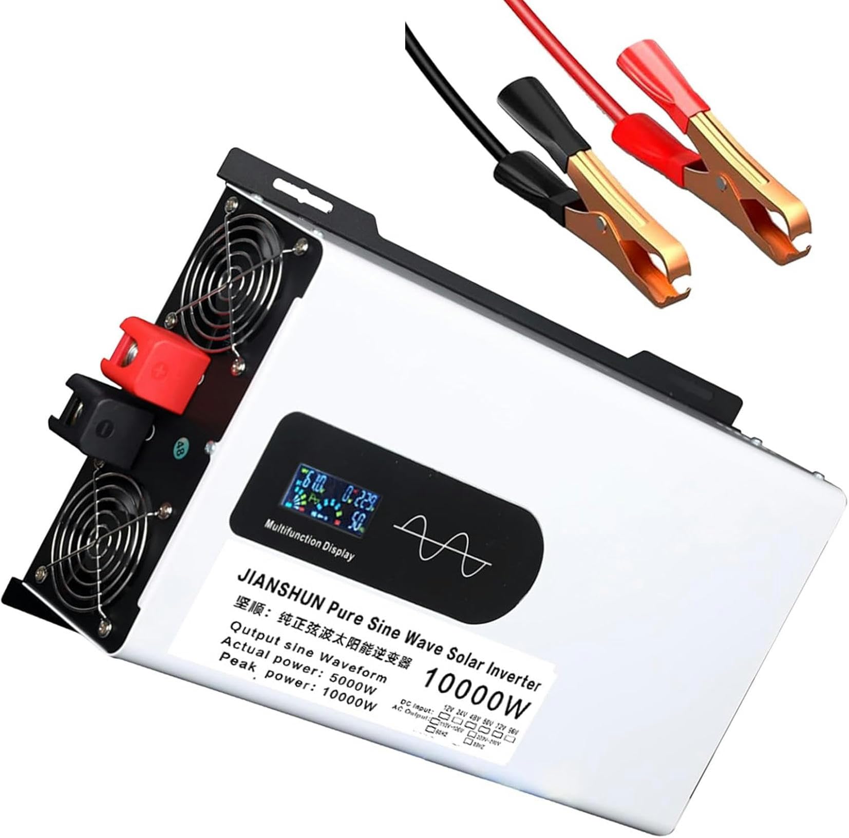 Onduleur 10000W pure sinus convertisseur CC CA pour éviter les coupures de courant