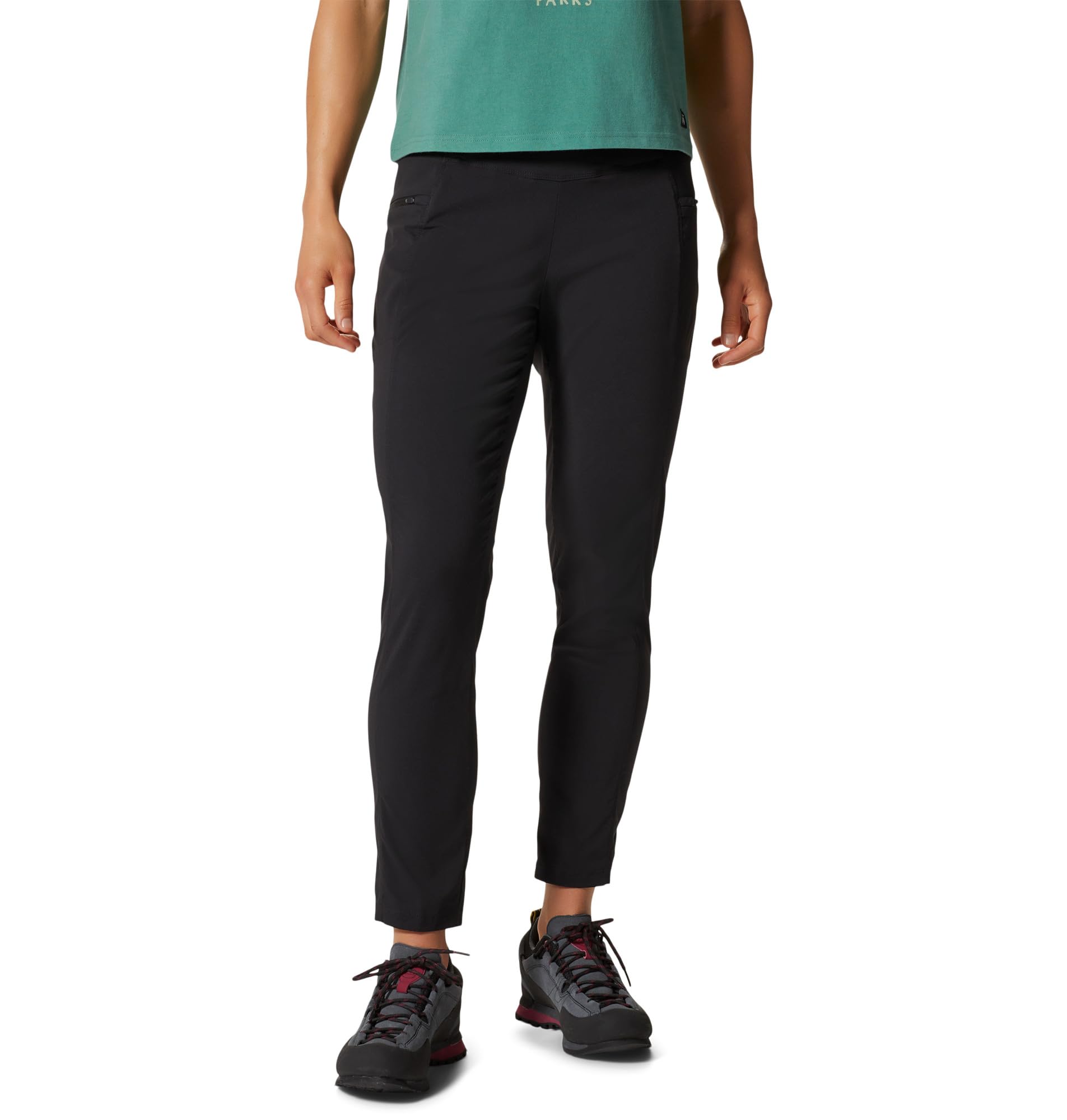 Mountain Hardwear Women's Black Dynama High Rise Ankle Pant, M