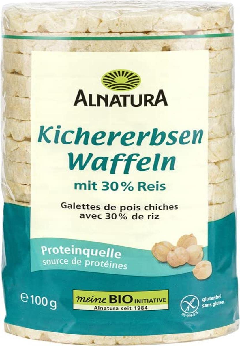 Alnatura Bio Kirchererbsenwaffeln, 100 g