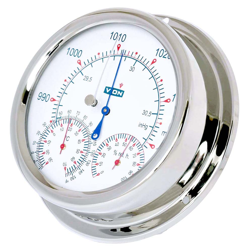 Image secondaire de Vion barometre thermometre hygrometre Haute sensibilité en Acier Inoxydable - ø150mm