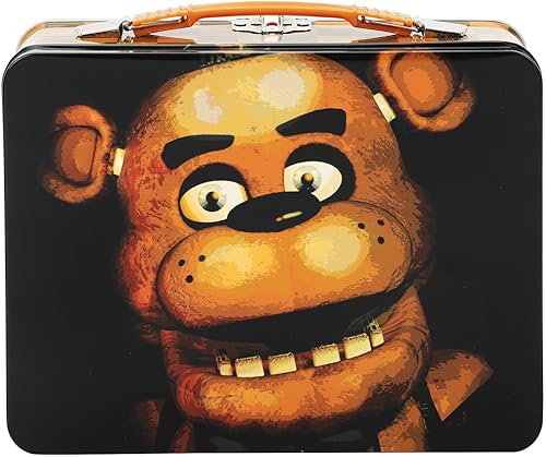 Miniatura 4 de Bioworld Five Nights At Freddy's Freddy Fazbear - Bolso de estaño negro, Multi colorido