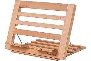 Stylish Wooden Cookbook Stand for Hands-Free Reading Delight