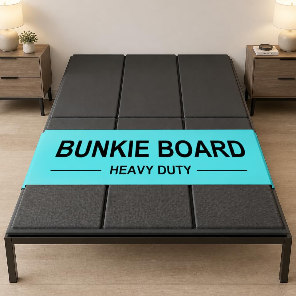 Queen Bunkie Board 10mm (60x80 inches) - Anti-Sag Mattress...