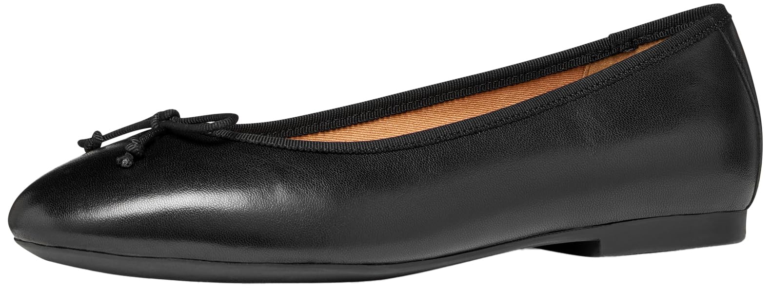 Geox Women D New Palmaria F Ballet Flat, Black, 3.5 UK