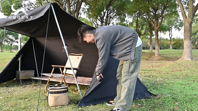 Amazon.co.jp: TOMOUNT パップテント TC軍幕 ソロテント ミリタリー