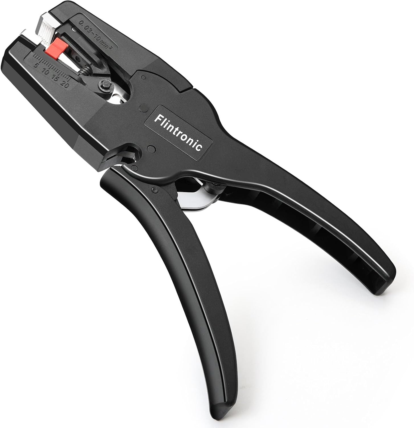 Flintronic Automatic Wire Stripper, Adjustable Cable Stripping Tool, Multifunctional Wire Cutter, with Self-Adjusting Jaws, for Industrial and Home Automotive Electrical Repair(for 7-32 AWG Cables)
