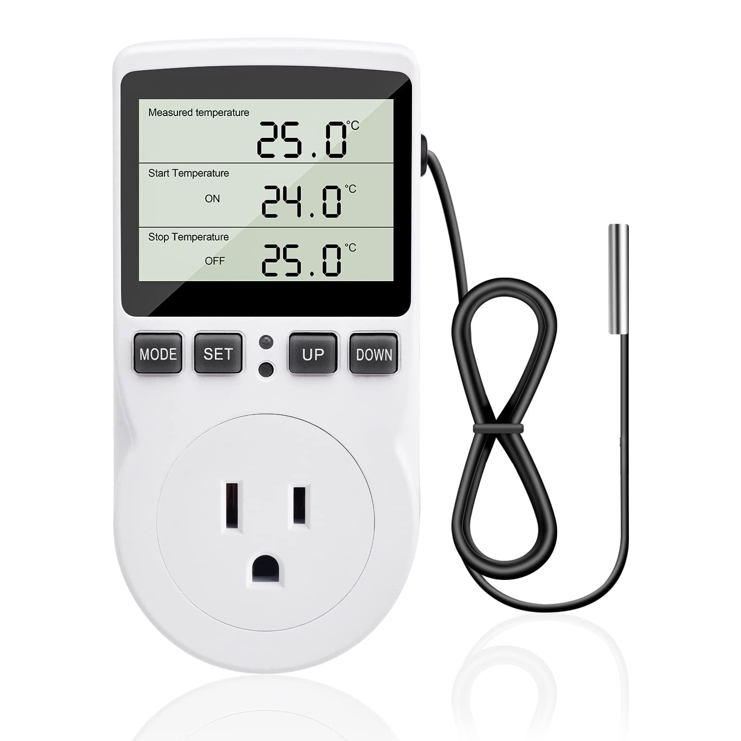 Amazon.co.jp: 温度制御ソケット、DiyStudio デジタル プログラミング