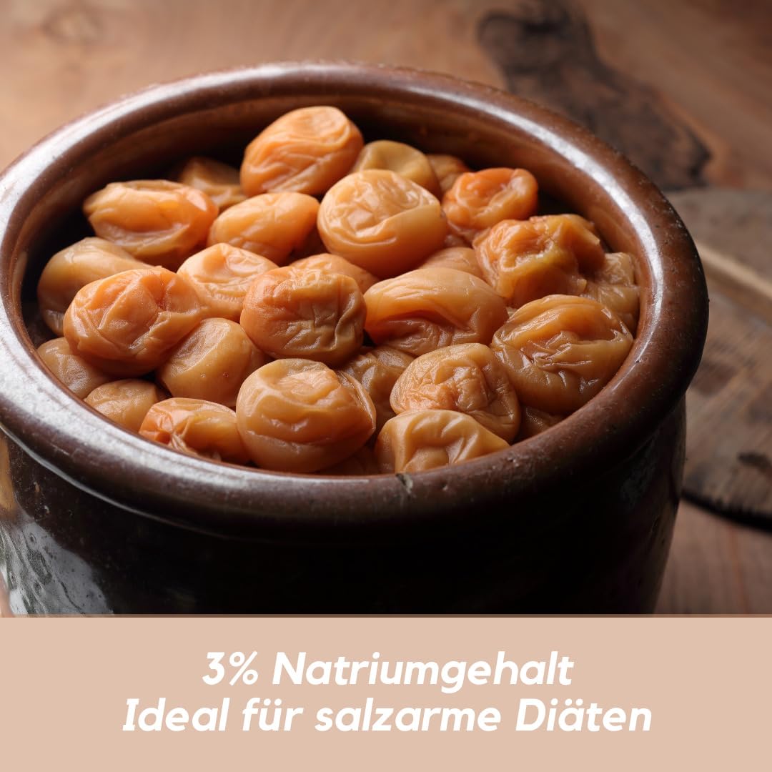 Umeboshi giapponesi in Honey - Grandi umeboshi in salamoia. Prugne Nanko Ume sottaceto Giappone, prodotte in Giappone, 14,1 oz [Elegante dolcezza, Ridotto sale 3%] (400 g (400 g x 1 confezione))