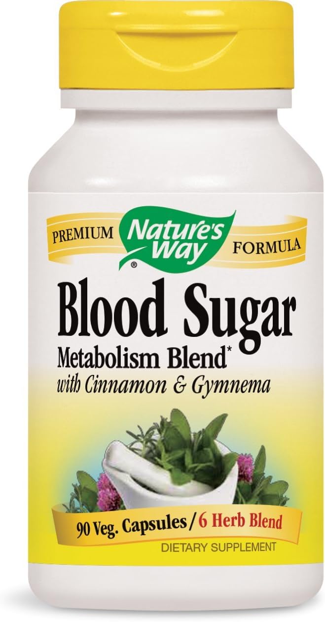 Nature's Way Blood Sugar with Gymnema Capsules, 90 Count