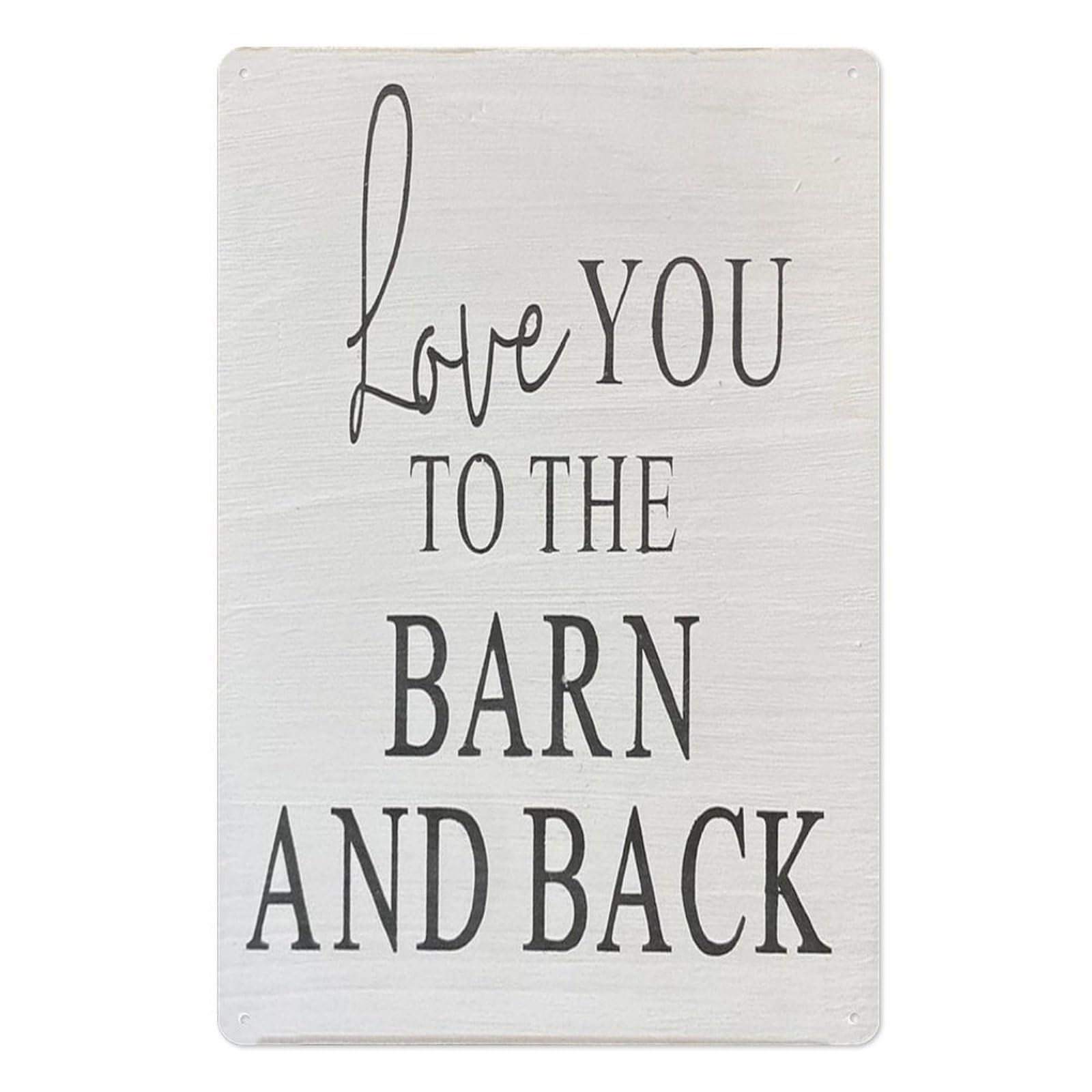 EKFBQBGW Farm Life Metal Sign Rustic Home Decor for Kitchen Country Wall-Art Western Farmhouse Tin Sign 8 X 12 in