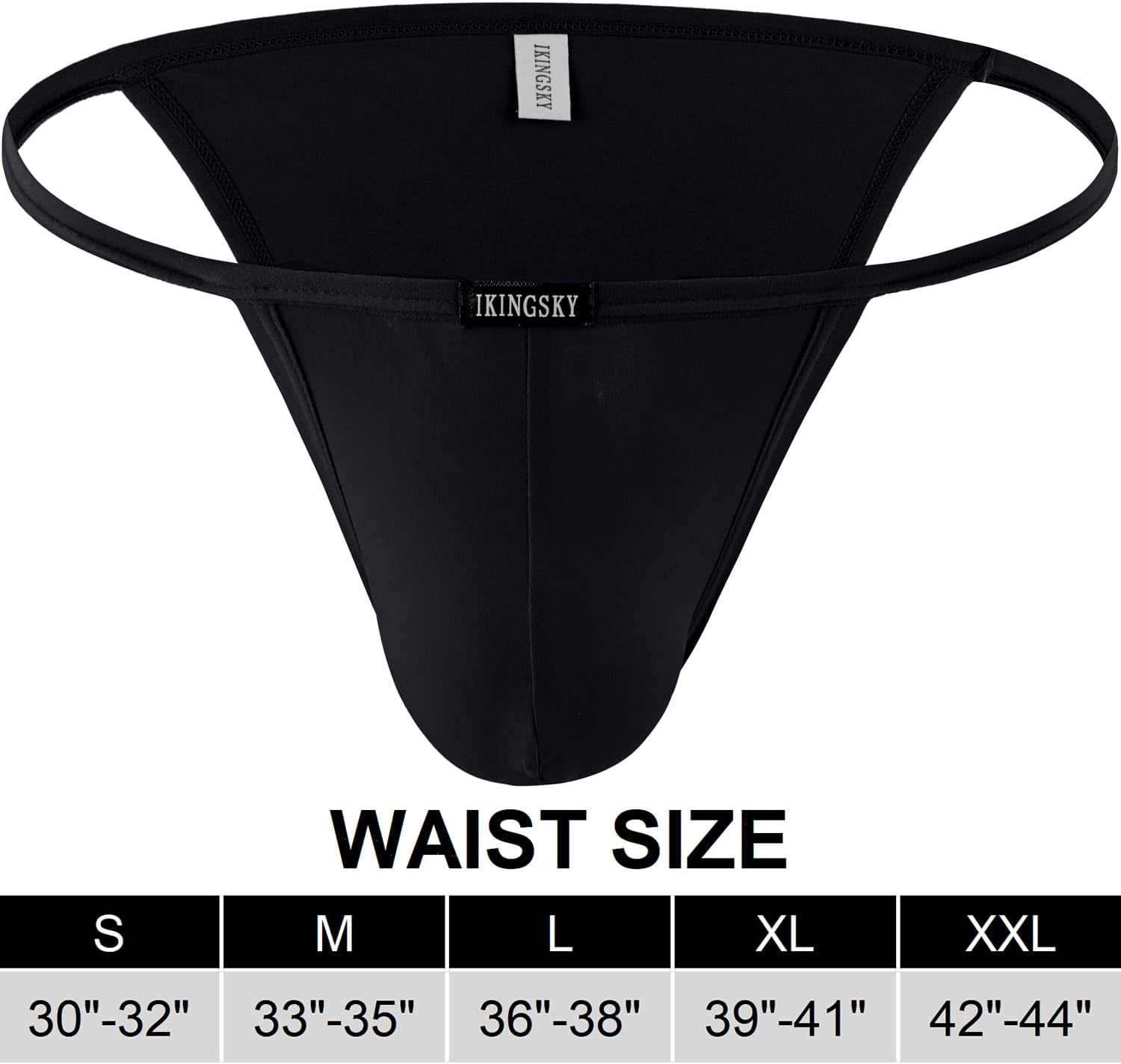 iKingsky Men's String Bikini Underwear High-leg Opening Briefs Sexy Brazilian Cut Bulge Underwear - Image 6